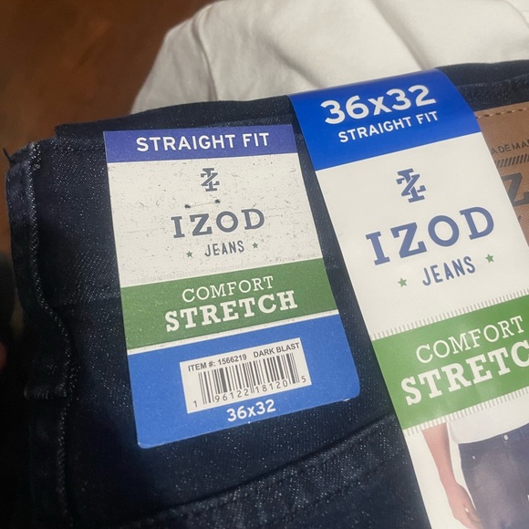 Izod Men's Straight fit Jeans - size 36x32 - Picture 5 of 6